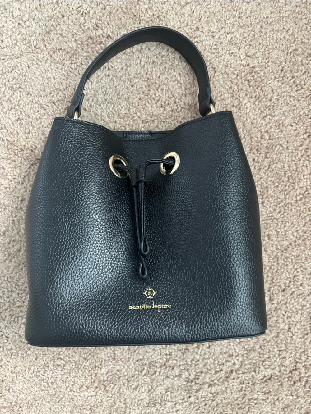 Nanette Lepore Black Mini Tote Bag